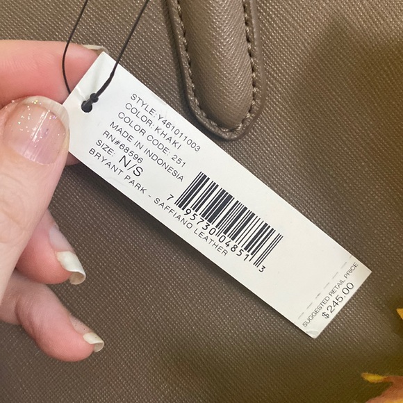 DKNY Bryant Dome Satchel + Crossbody, Khaki - Picture 10 of 12